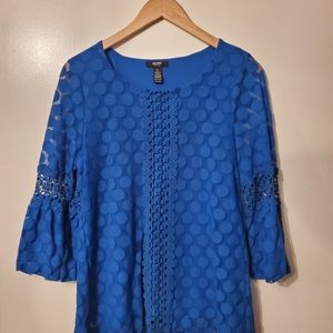 Alfani blouse blue